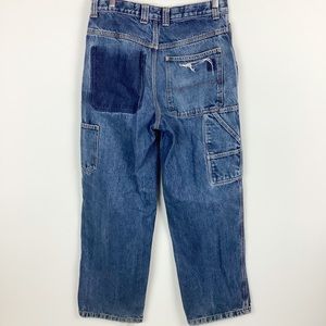 Vintage Old Navy Distressed High Rise Utility Painters Cargo Pants